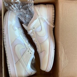 Nike dunk low white sail womens 7.5